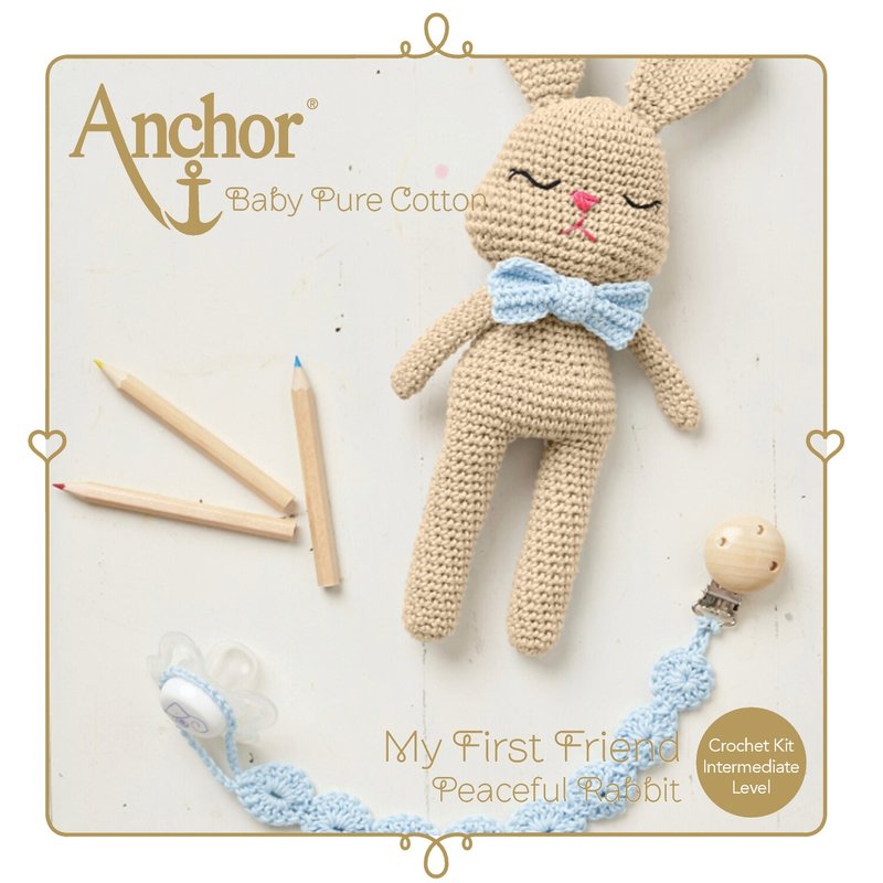 Setul de crosetat Amigurumi Anchor Baby Pure